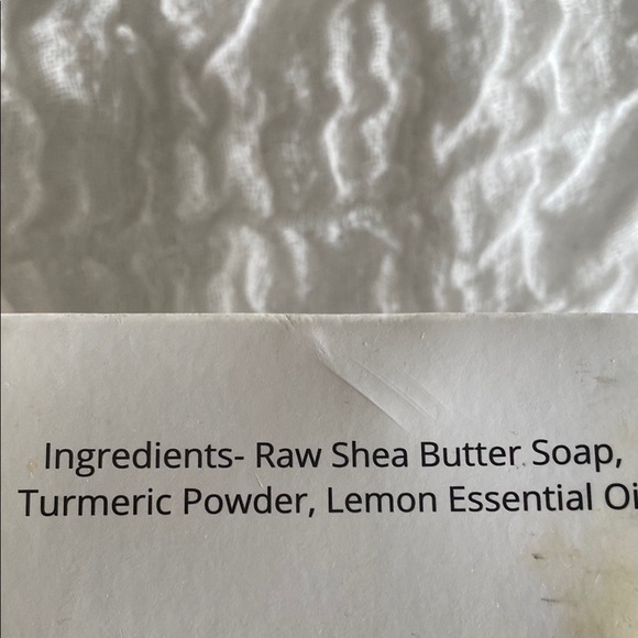 Lemon Turmeric Shea Butter Hand Soap Bar - Picture 3 of 4